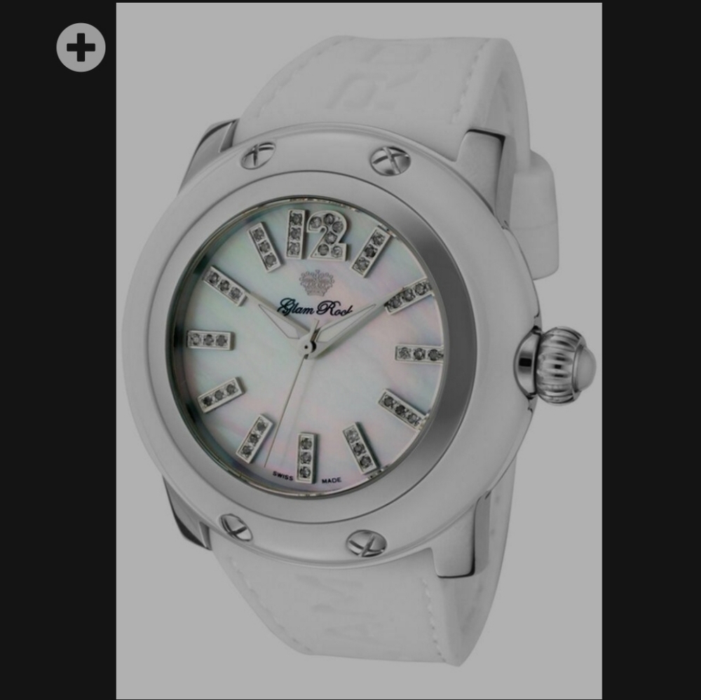 42 Diamonds Mother of Pearl Dial GLAM ROCK MIAMI